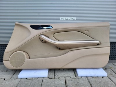 BMW E46 Cabrio Coupe Türverkleidung Leder Beige RECHT Harman Kardon Griff Blende – Bild 1