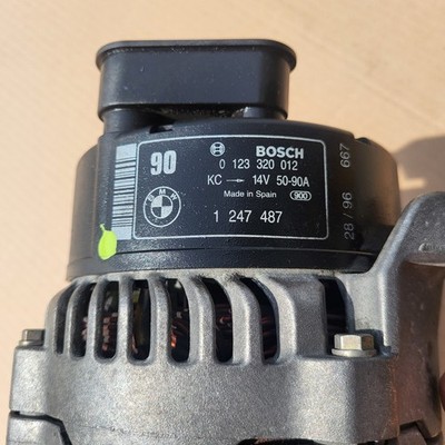 BMW E36 + Z3 Lichtmaschine 90 Ah Bosch 1247487 Kompakt Generator – Bild 2