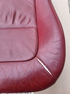 BMW Z3 Roadster Fahrer Sitz Unterteil Leder rot Bezug + Polster + Sitzheizung 