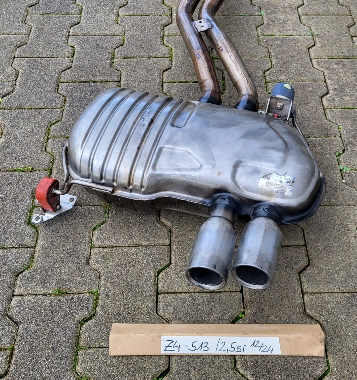 BMW Z4 E85 E86 Auspuff HINTEN N52 Motor Endschalldämpfer 7560513 Endtopf 2,5 si