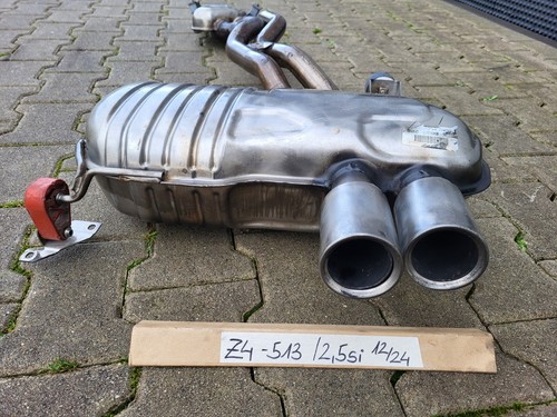 BMW Z4 E85 E86 Auspuff HINTEN N52 Motor Endschalldämpfer 7560513 Endtopf 2,5 si