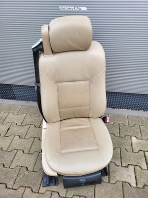 BMW E46 Cabrio Beifahrer Sitz elektrisch Leder Beige Memory Funktion ABHOLUNG – Bild 1