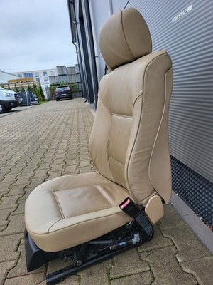 BMW E46 Cabrio Beifahrer Sitz elektrisch Leder Beige Memory Funktion ABHOLUNG – Bild 6
