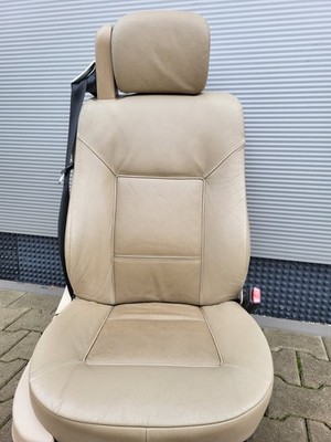 BMW E46 Cabrio Beifahrer Sitz elektrisch Leder Beige Memory Funktion ABHOLUNG – Bild 8