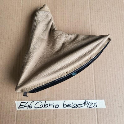 BMW E46 Cabrio Coupe Handbremse Leder Beige Handbrems-Sack – Bild 1