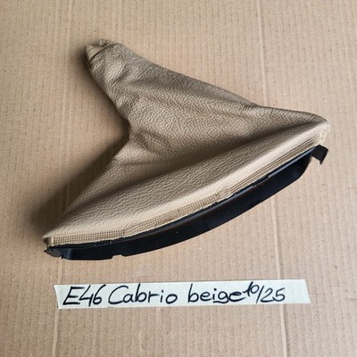 BMW E46 Cabrio Coupe Handbremse Leder Beige Handbrems-Sack – Bild 2