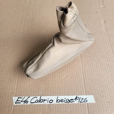 BMW E46 Cabrio Coupe Handbremse Leder Beige Handbrems-Sack – Bild 4