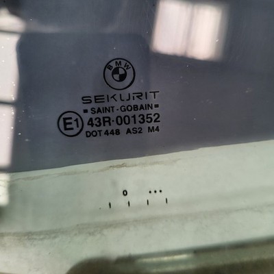 Original BMW E46 Cabrio Fensterheber Mechanismus + Motor + Scheibe Hinten LINKS – Bild 5