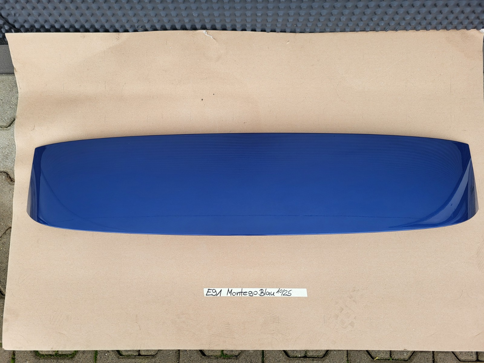 BMW E91 Dach Spoiler Heckdeckel Heckklappe Kofferraum Heckspoiler Montego Blau – Bild 1
