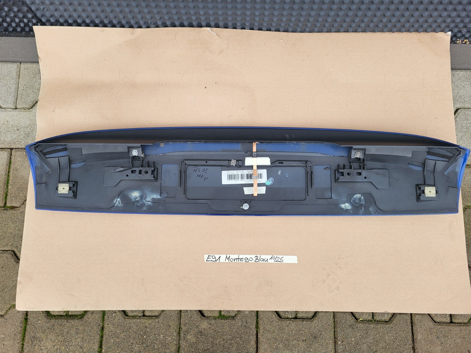BMW E91 Dach Spoiler Heckdeckel Heckklappe Kofferraum Heckspoiler Montego Blau – Bild 5