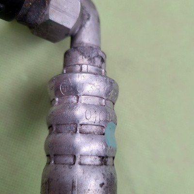 BMW E46 Klima Leitung Druckleitung Kompressor Kondensator 8381487 – Bild 2