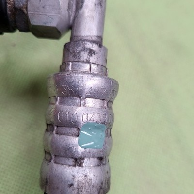 BMW E46 Klima Leitung Druckleitung Kompressor Kondensator 8381487 – Bild 3