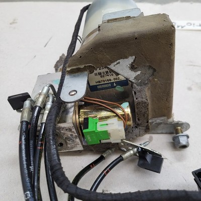 Original BMW E46 Cabrio  Verdeck Pumpe 8234530 + Hydraulik Zylinder + Leitungen  – Bild 5