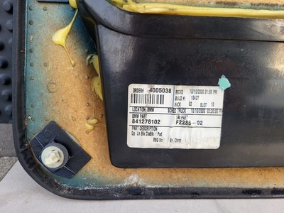 BMW Z3 Roadster Tür Verkleidung Leder Schwarz LINKS + Griff + Alu Blende Leiste – Bild 11