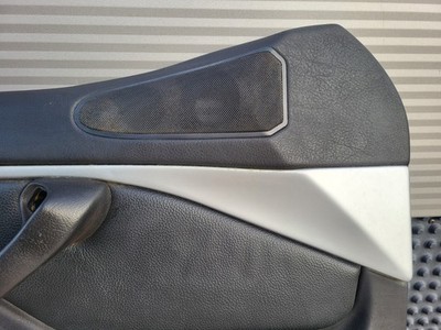 BMW Z3 Roadster Tür Verkleidung Leder Schwarz LINKS + Griff + Alu Blende Leiste – Bild 7