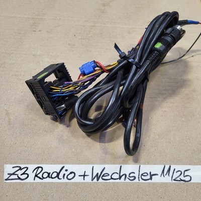 BMW Z3 Roadster Audio Kabelbaum Radio Adapter + CD Wechsler Kabel 1388889