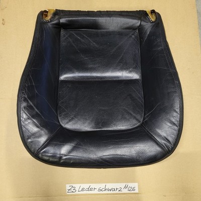 BMW Z3 Roadster Fahrer Sitz Kissen Polster + Bezug Leder schwarz OHNE Heizung – Bild 1