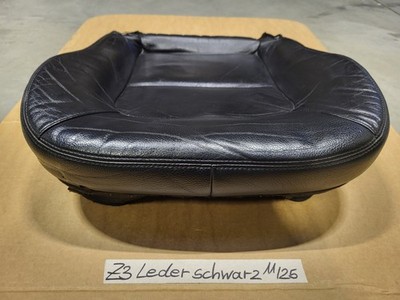 BMW Z3 Roadster Fahrer Sitz Kissen Polster + Bezug Leder schwarz OHNE Heizung – Bild 2