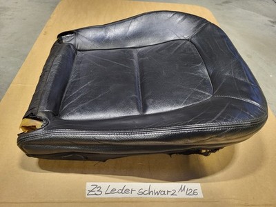 BMW Z3 Roadster Fahrer Sitz Kissen Polster + Bezug Leder schwarz OHNE Heizung – Bild 3