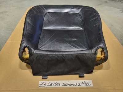 BMW Z3 Roadster Fahrer Sitz Kissen Polster + Bezug Leder schwarz OHNE Heizung – Bild 4