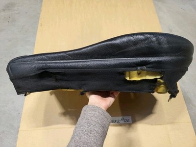 BMW Z3 Roadster Fahrer Sitz Kissen Polster + Bezug Leder schwarz OHNE Heizung – Bild 7