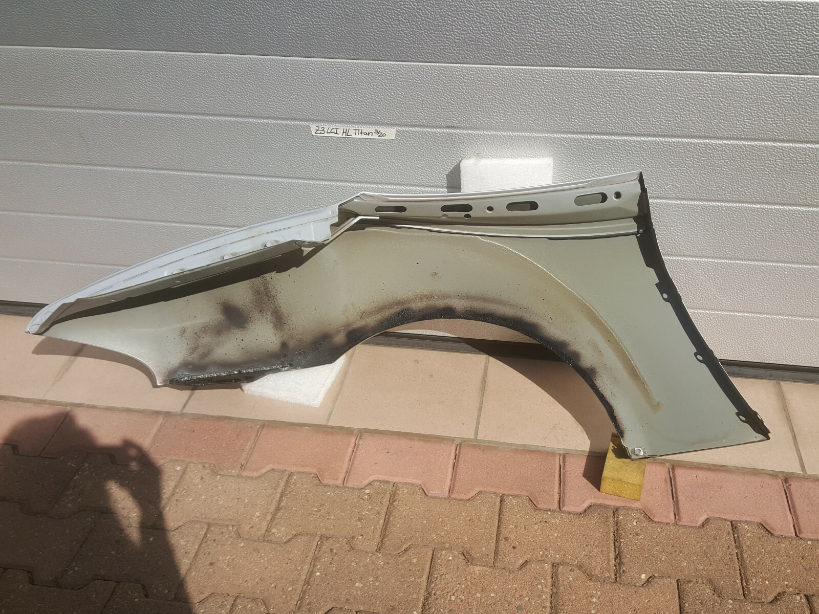 BMW Z3 Roadster Kotflügel HINTEN LINKS  Seitenwand breit Titan Silber ABHOLUNG