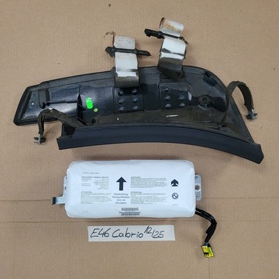 BMW E46 Cabrio Beifahrer-Airbag-Modul eingebaut mit Armaturenbrett Verkleidung – Bild 3