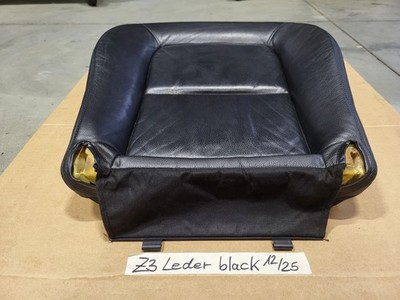 BMW Z3 Roadster Fahrer Sitz Kissen +  Polster + Bezug Leder schwarz LINKS – Bild 4