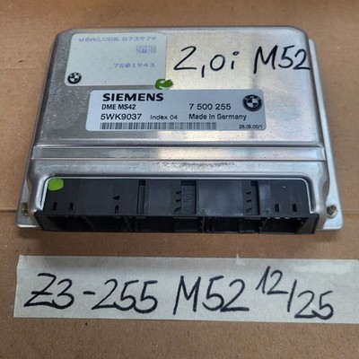 BMW Z3 Motorsteuergerät 7500255  Wegfahrsperre EWS Modul  Zünd + Tür Schloss M52