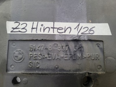 original BMW Z3 Roadster Coupe Fußraum Teppich Boden Verkleidung HINTEN – Bild 5