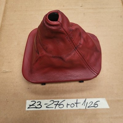 BMW Z3 Roadster + Coupe Schaltsack Leder Abdeckung für Schalthebel 1222276 Rot – Bild 1