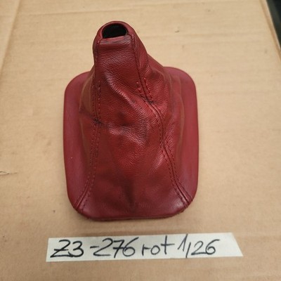 BMW Z3 Roadster + Coupe Schaltsack Leder Abdeckung für Schalthebel 1222276 Rot – Bild 4