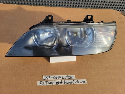 original BMW Z3 english Front Scheinwerfer LINKS Blinker weiß RHD 8381085  Chrom – Bild 1