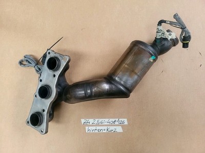 BMW Z4 E85 E86 Katalysator 2,5 si hinten Abgas Krümmer kurz 7536408 N52 Auspuff  – Bild 1