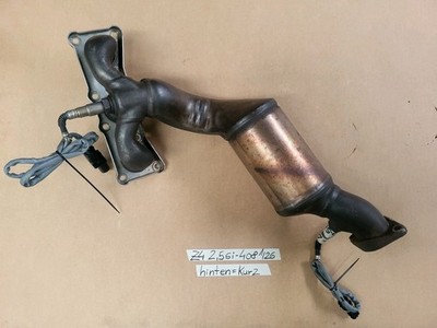 BMW Z4 E85 E86 Katalysator 2,5 si hinten Abgas Krümmer kurz 7536408 N52 Auspuff  – Bild 2
