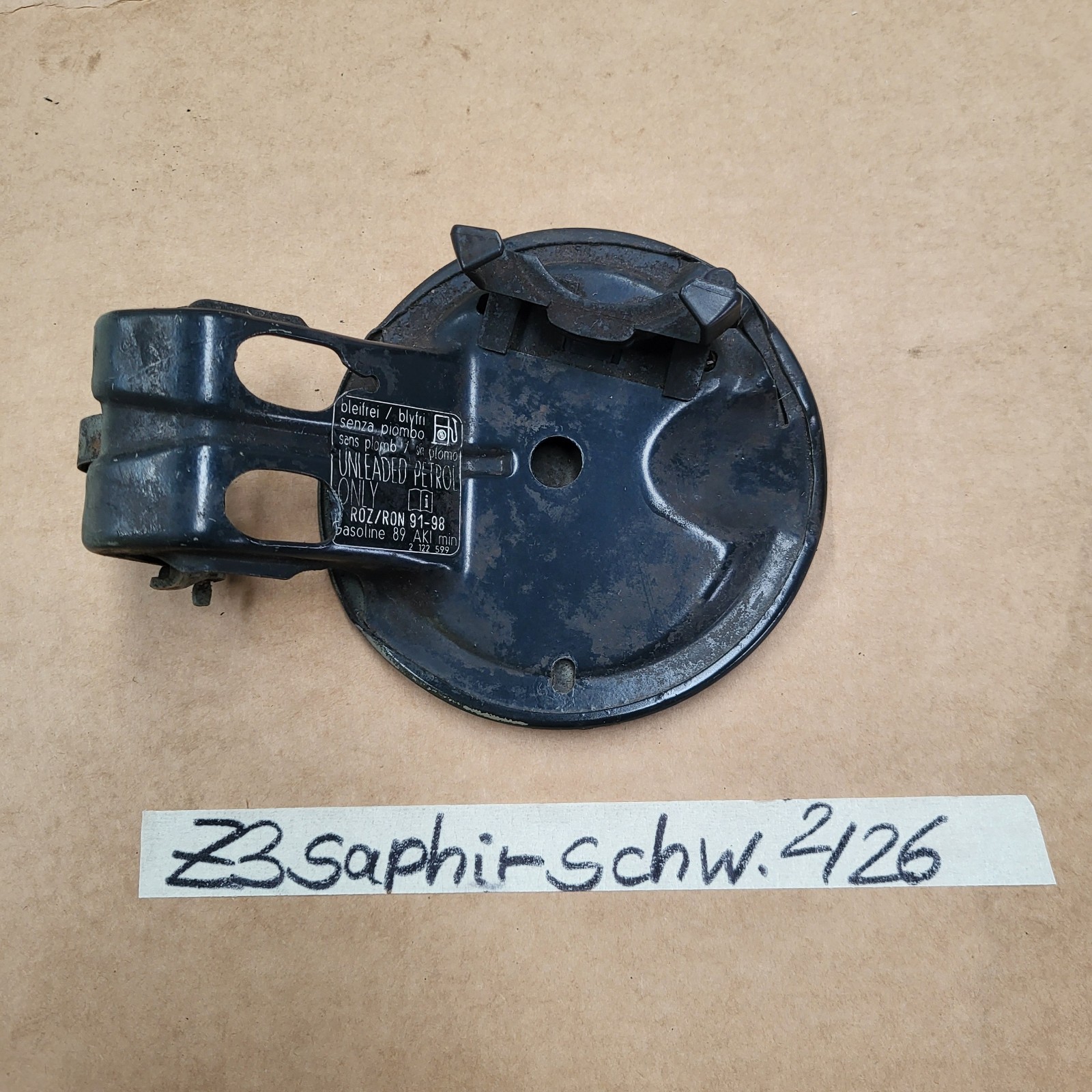 BMW Z3 Roadster Tank Deckel Klappe Verschluss saphir Schwarz metallic