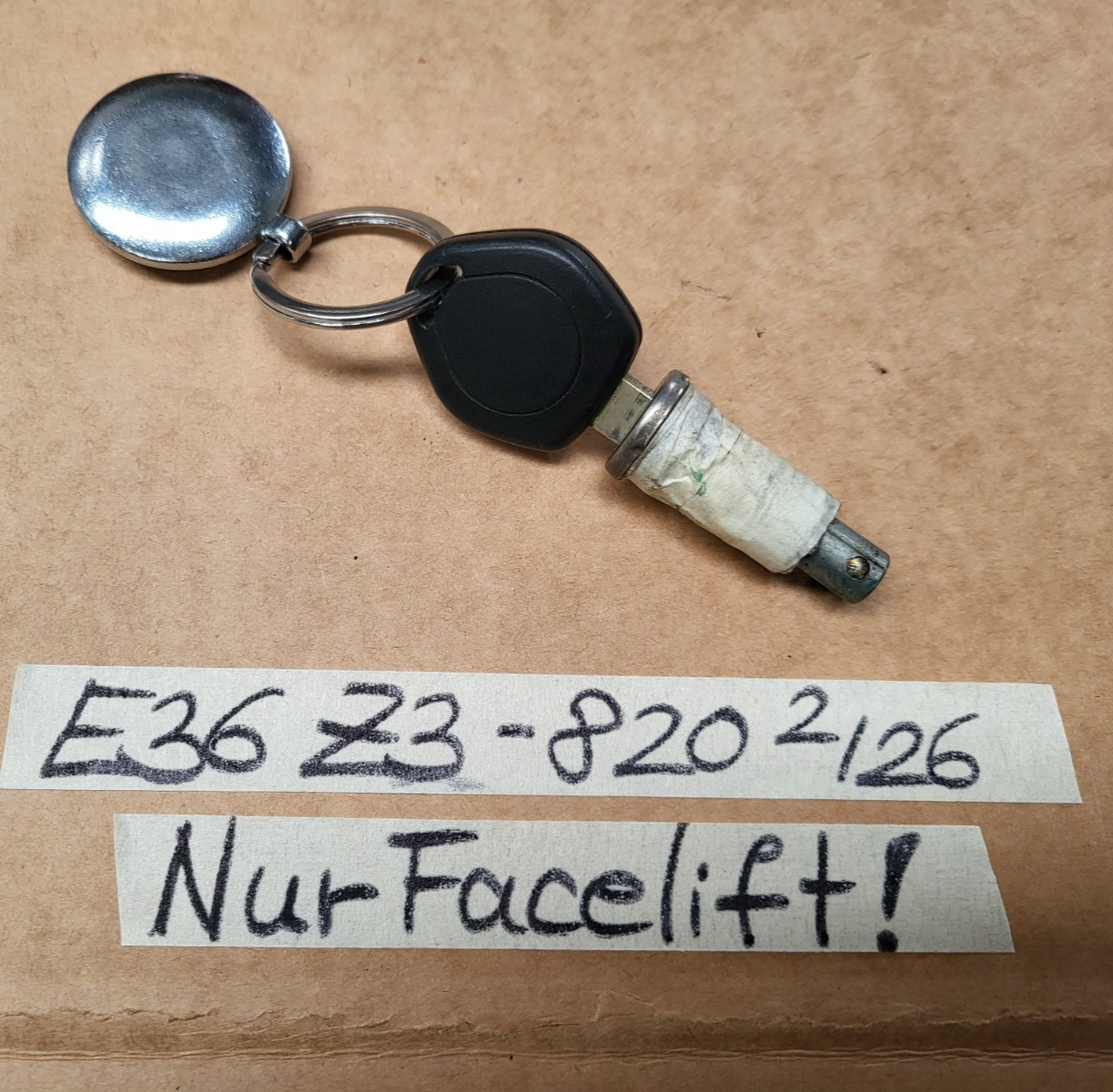 BMW Z3 Roadster Zündschloss Schließzylinder 1095820  Tür Schloss +  Schlüssel – Bild 3