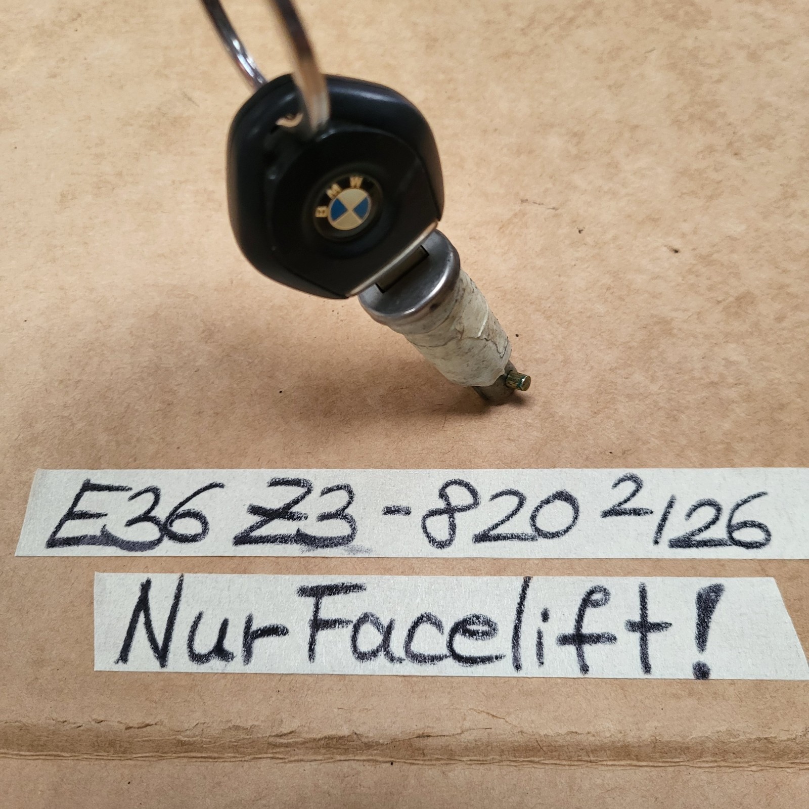 BMW Z3 Roadster Zündschloss Schließzylinder 1095820  Tür Schloss +  Schlüssel – Bild 4