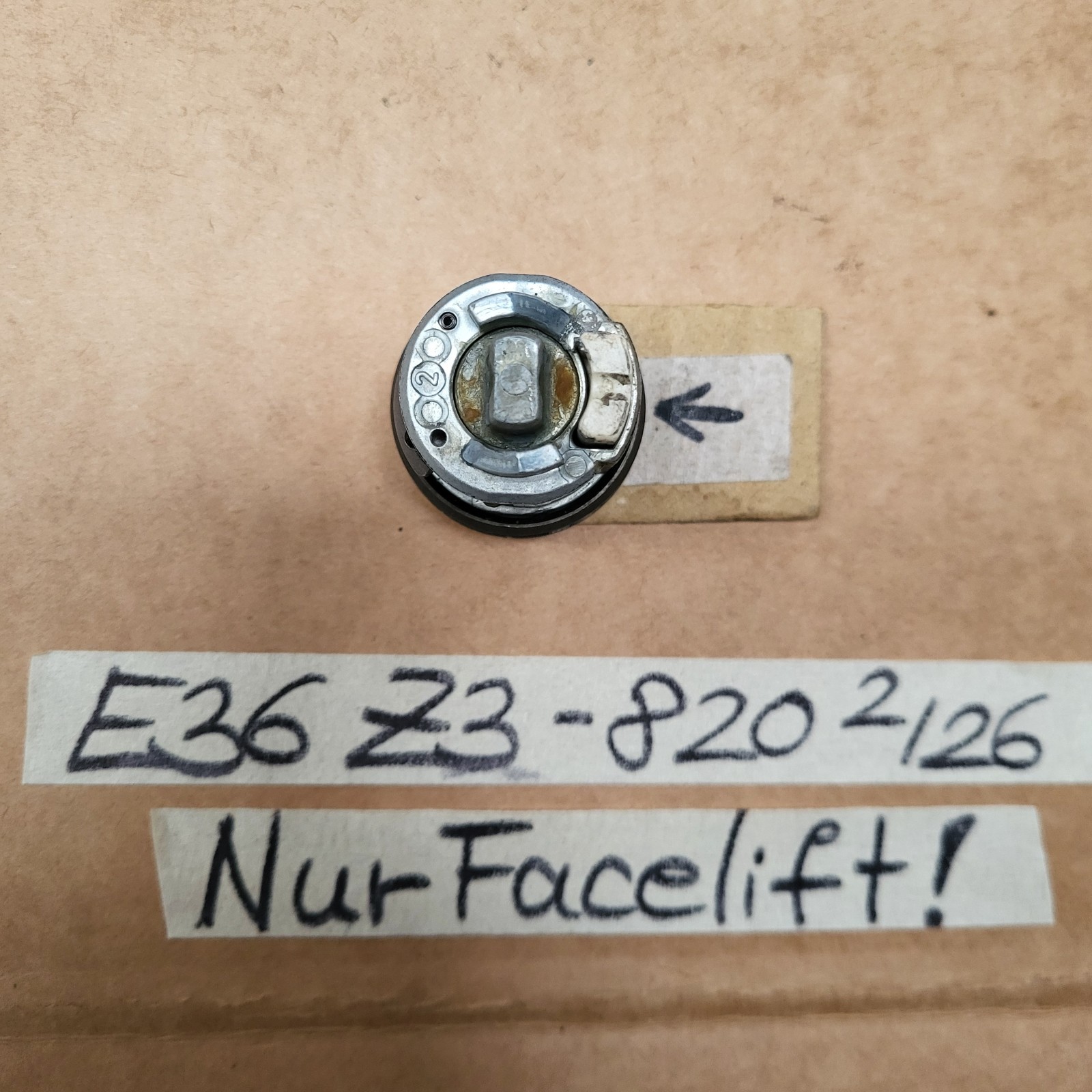 BMW Z3 Roadster Zündschloss Schließzylinder 1095820  Tür Schloss +  Schlüssel – Bild 7