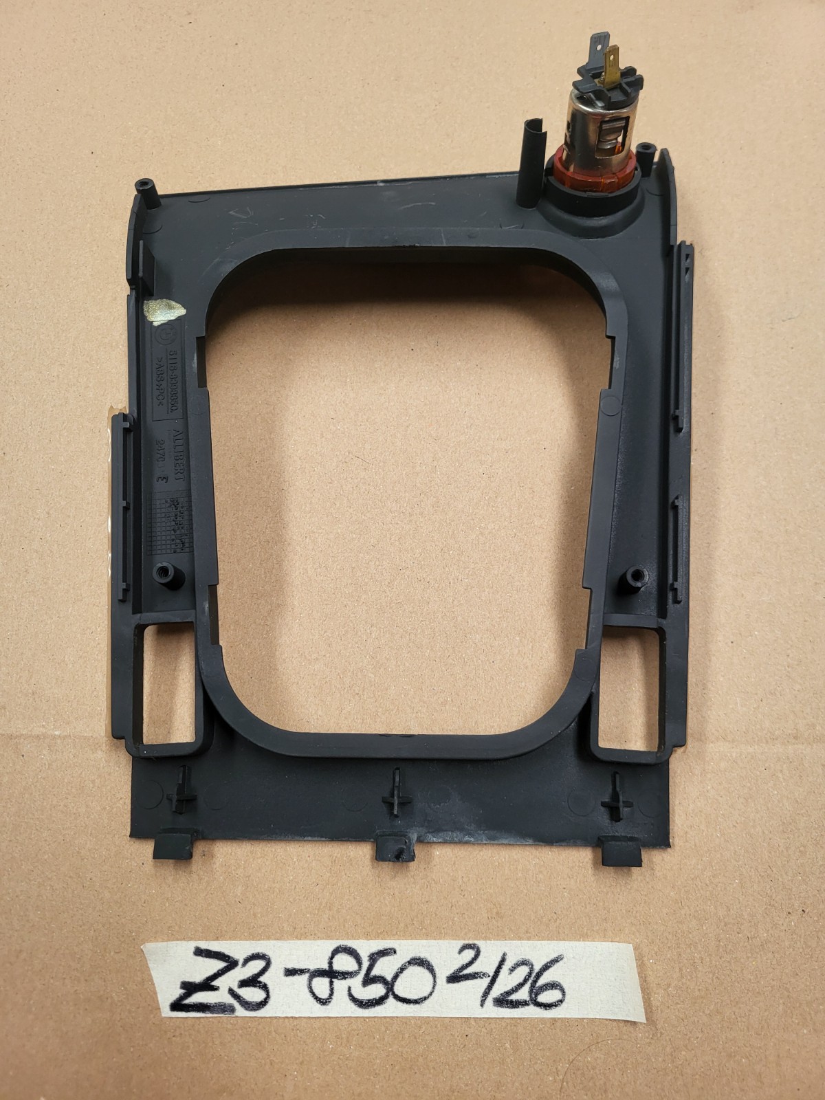 BMW Z3 Mittelkonsole Blende schwarz Verkleidung Schaltsack  8398850 Zigaretten A