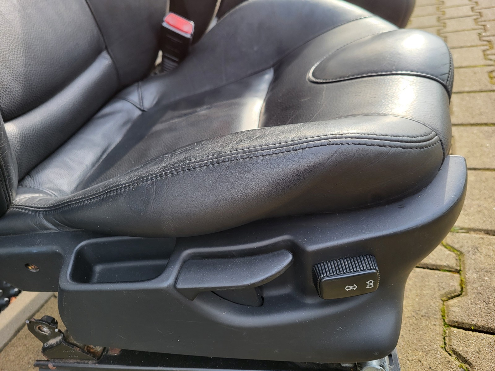 BMW Z3 Roadster Fahrer Beifahrer Sport Sitz Leder schwarz Sitzheizung ABHOLUNG