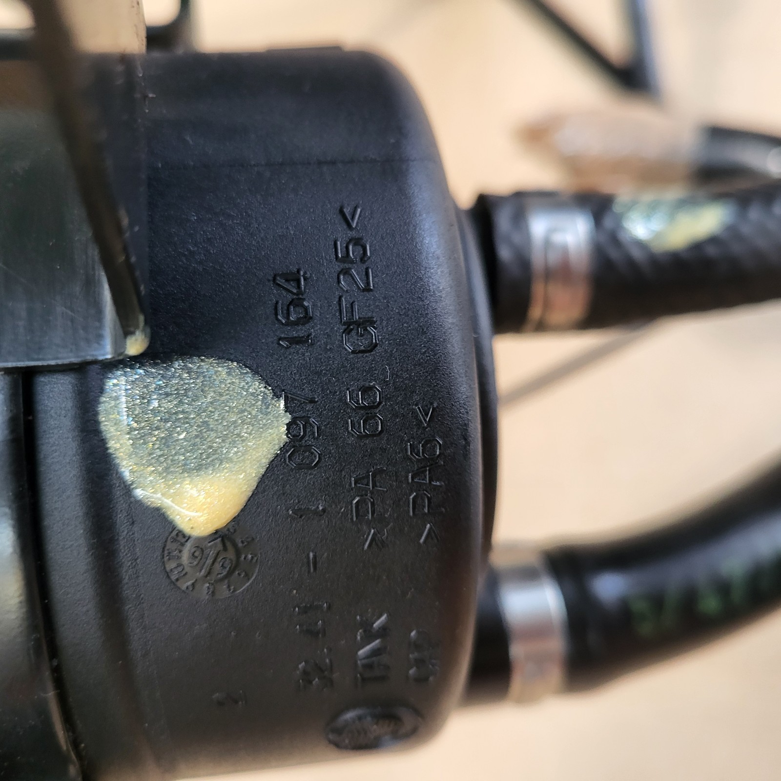 BMW Z3 Roadster Servo Behälter Ölbehälter  + Kühlschlange Kühl Leitung 1093638 – Bild 3