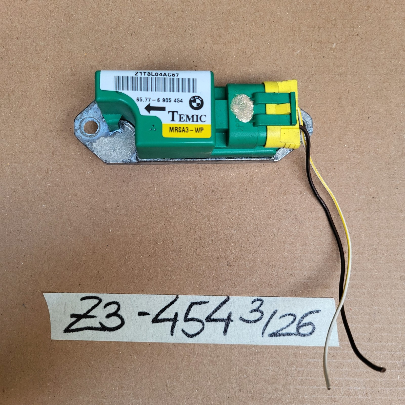 BMW E36  Z3  Steuergerät Airbag Sensor Aufprallsensor Seitenairbag Modul 6905454