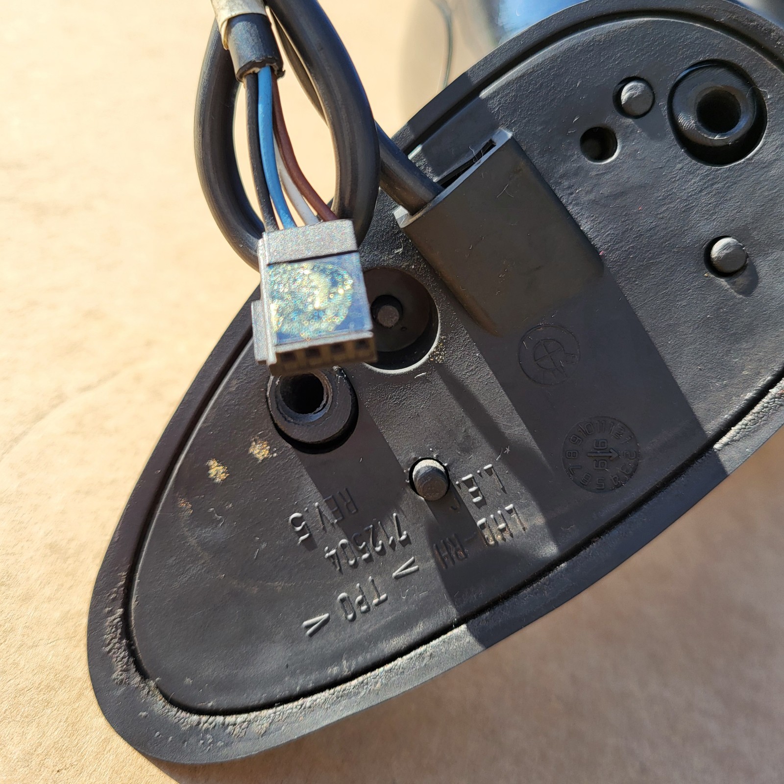 BMW Z3 Roadster + Coupe Seiten Außen Spiegel Glas Motor RECHTS Schwarz Metallic – Bild 7