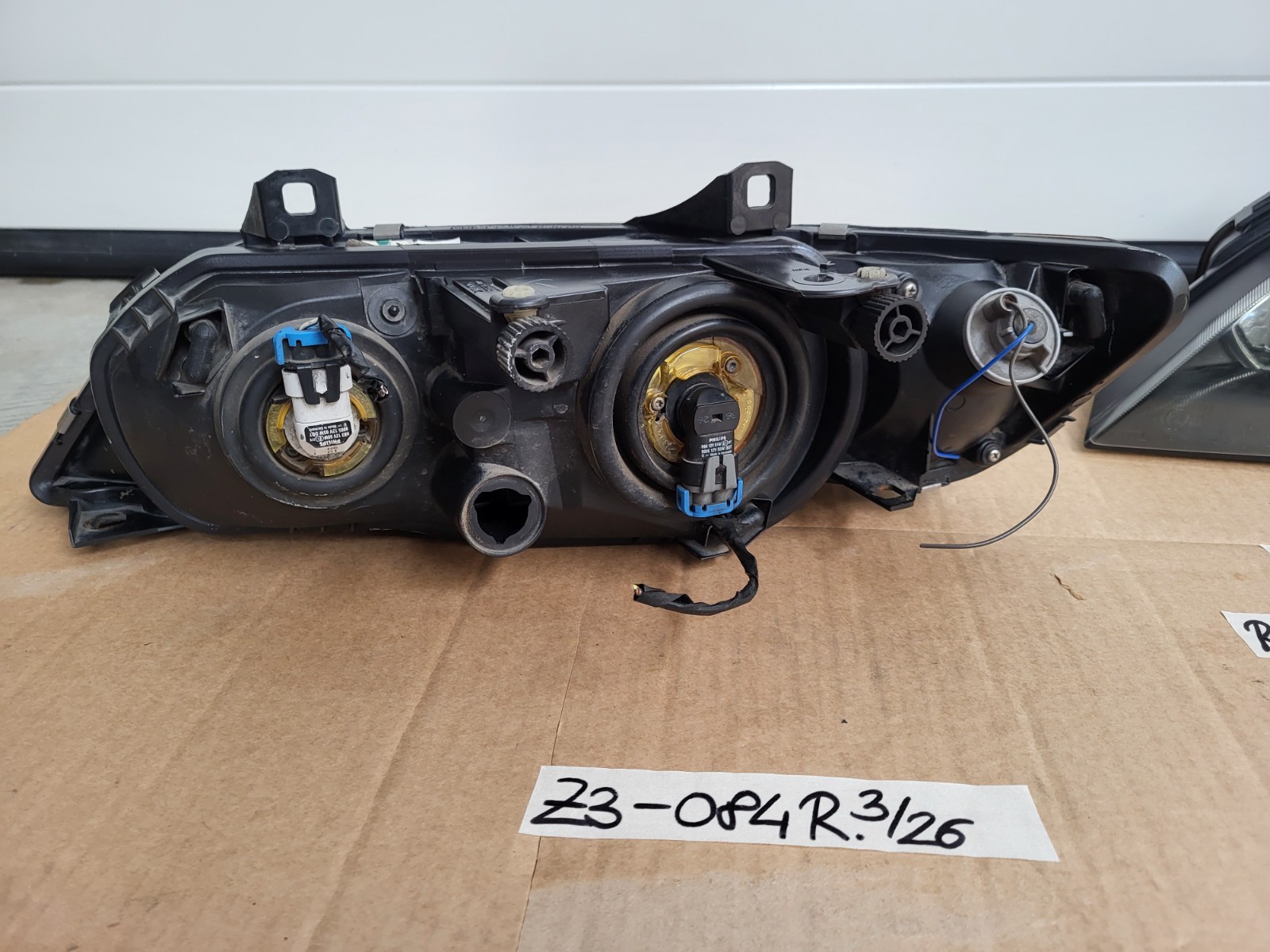 Front Scheinwerfer BMW Z3 english headlight Blinker Glas gelb RHD  RECHTS  LINKS