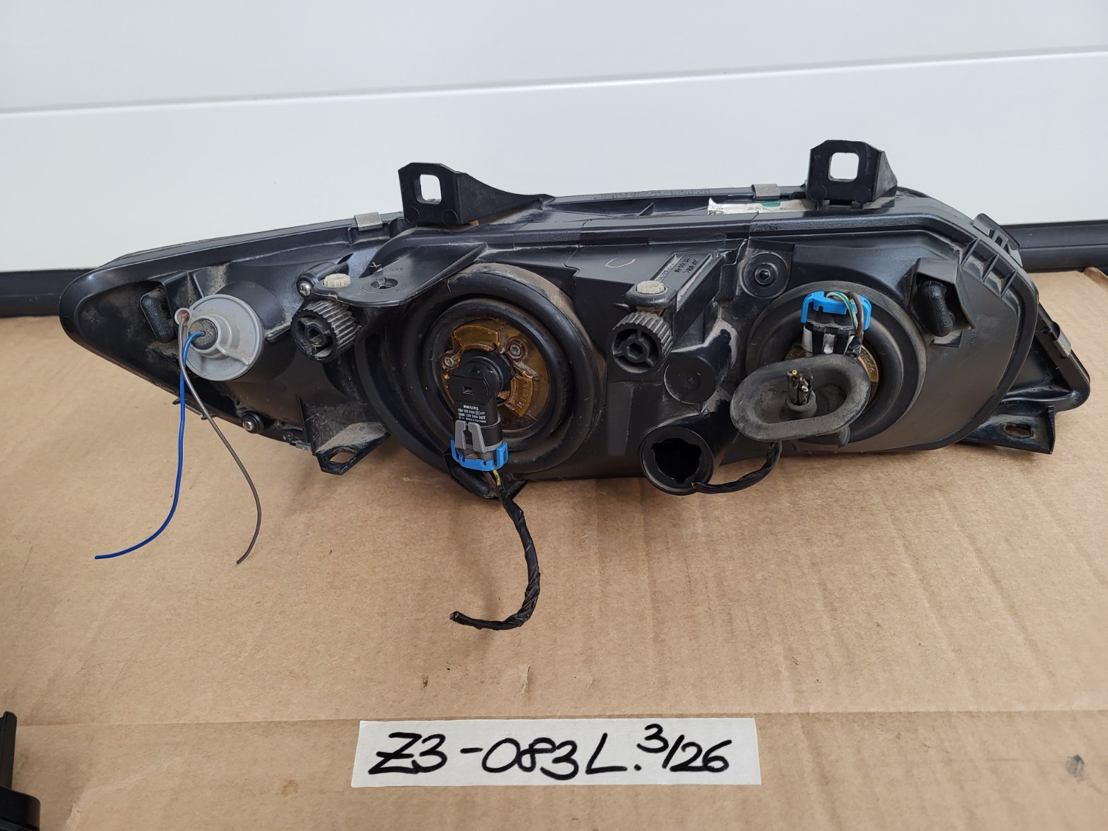 Front Scheinwerfer BMW Z3 english headlight Blinker Glas gelb RHD  RECHTS  LINKS