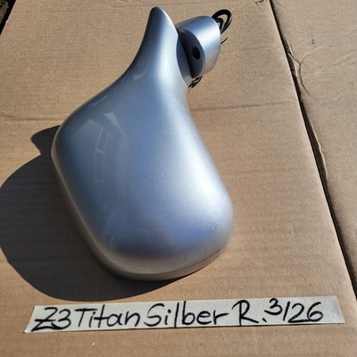 BMW Z3 Roadster Seiten Außen Spiegel Glas + Motor RECHTS Titan Silber Metallic 