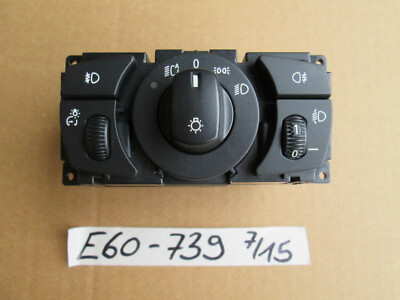 BMW E60 E61 E63 Licht Schalter  NSL NSW LWR Mehrfachschalter Licht 6953739 – Bild 1