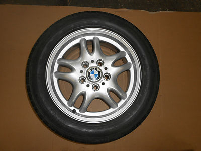 BMW E36 + Z3 Alu Doppelspeichen Felge 7J x 16 + Continental Sport Reifen  225/50 – Bild 1