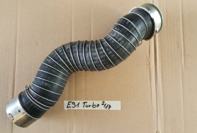 BMW E90 E91 LCI Ladeluftleitung Druckrohr Ladeluftkühler Turbolader Luftrohr  – Bild 1